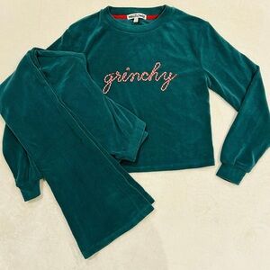 Wallflower Green Velour Women's Set